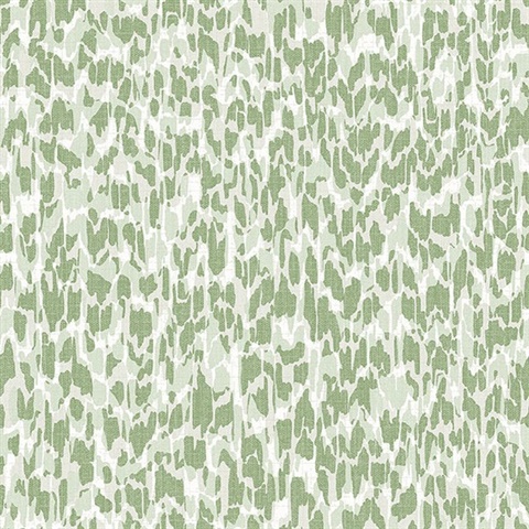 Flavia Green Animal Print Wallpaper
