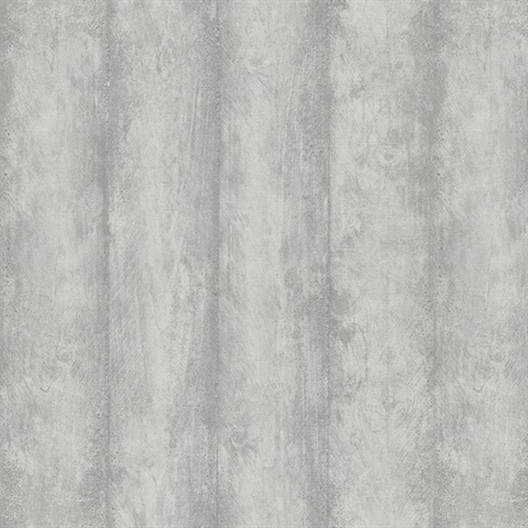 Flint Light Grey Wood Wallpaper
