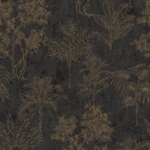 Floating Foliage Wallpaper
