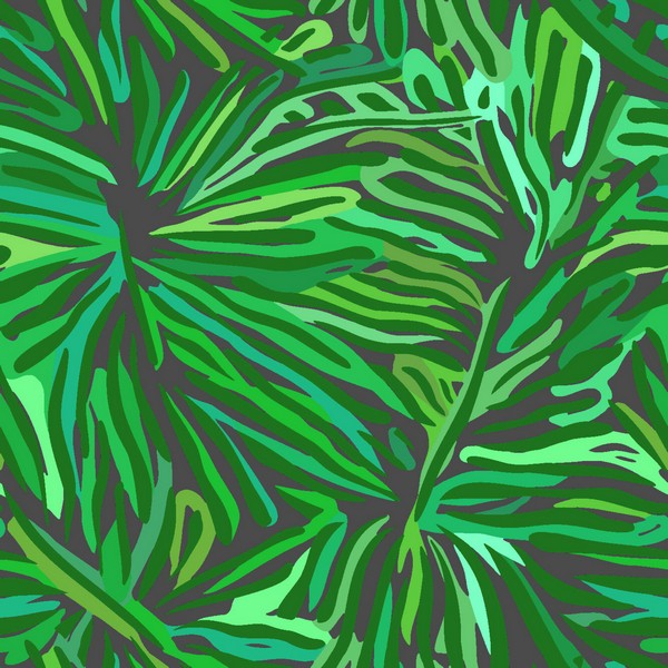 Flora Green Wallpaper