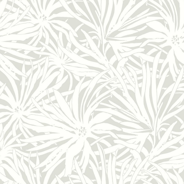 Floral Canopy Grey Wallpaper