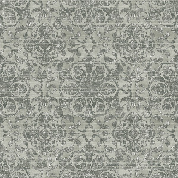 Floral Stripe Wallpaper