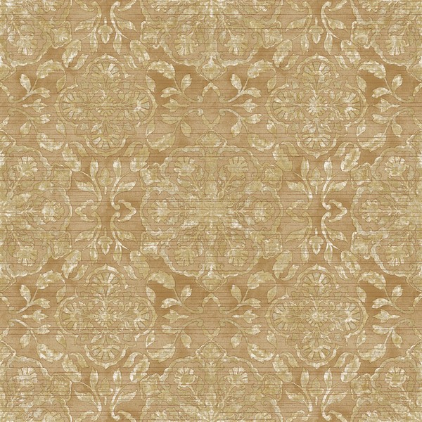 Floral Stripe Wallpaper