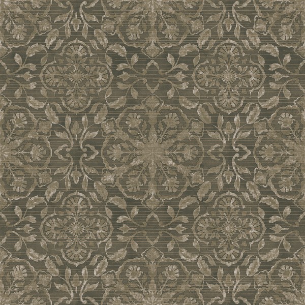 Floral Stripe Wallpaper