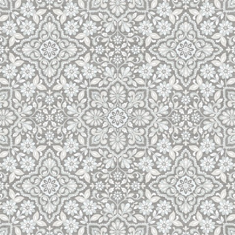 Floral Tile Wallpaper