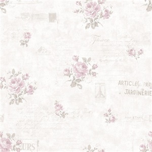Floral Toile Wallpaper
