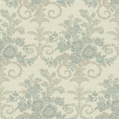 Floral Woven Damask