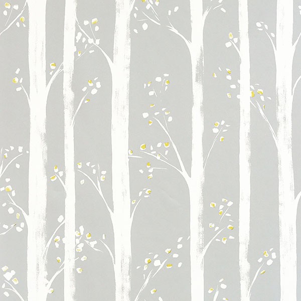 Florence Grey Forest Wallpaper