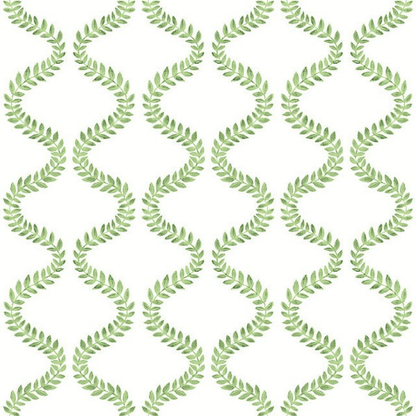 Florentine Green Vine Trellis Peel & Stick Wallpaper