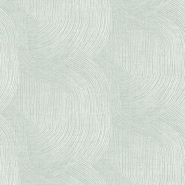Folly Seafoam Zen Swirls Wallpaper