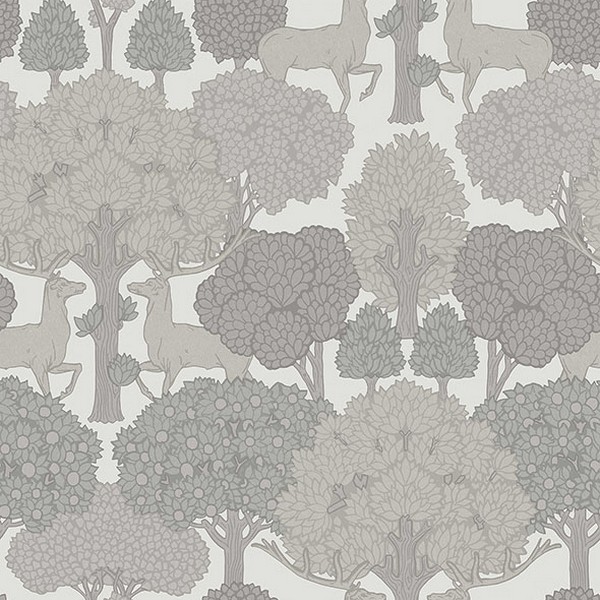 Forest of Arden Grey Deer Wallpaper