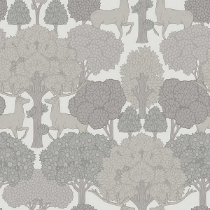 Forest of Arden Grey Deer Wallpaper