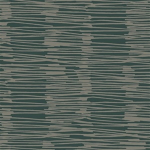 Forest & Silver Water Reed Thatch Wallpaper