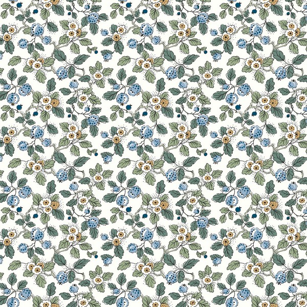 Framboise Blue Wallpaper