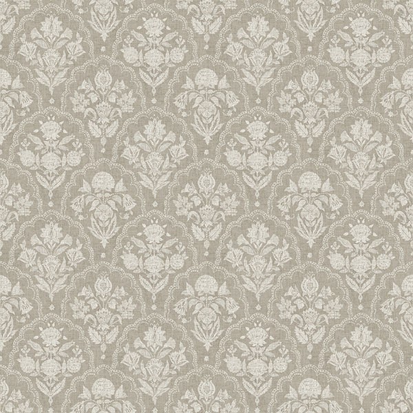 Frances Taupe Fishscale Wallpaper