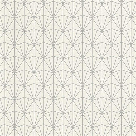 Frankl Cream Geometric Wallpaper