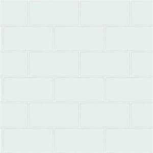 Freedom Mint Subway Tile Wallpaper