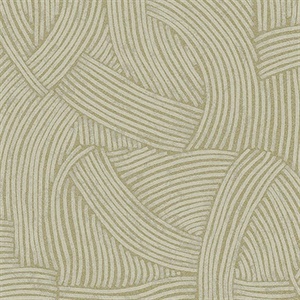 Freesia Brown Abstract Woven Wallpaper