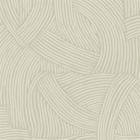 Freesia Grey Abstract Woven Wallpaper