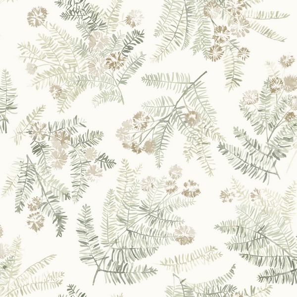Frith Green Botanical Wallpaper