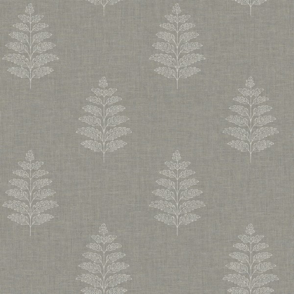 Frond Charcoal Leaf Wallpaper