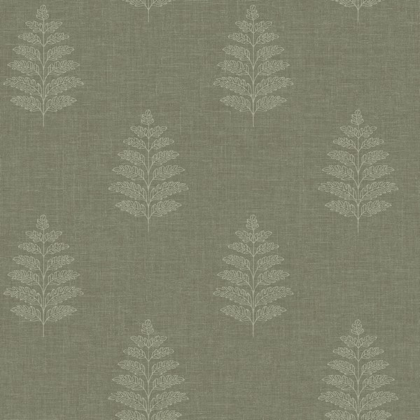 Frond Dark Green Leaf Wallpaper