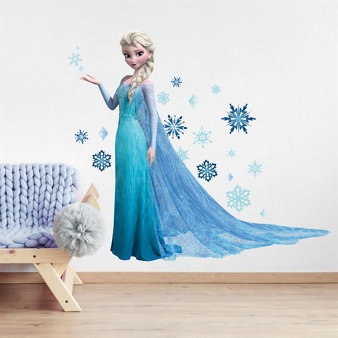 Frozen Elsa Peel And Stick Giant Wall Decals