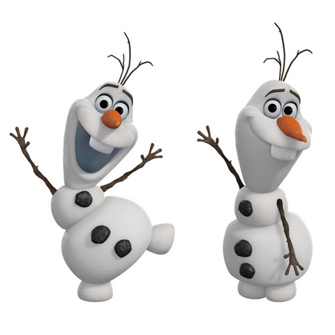 Frozen Olaf The Snow Man Peel And Stick Wall Decals