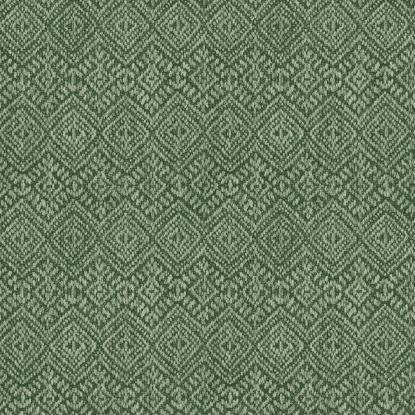 Gallivant Green Woven Geometric Wallpaper