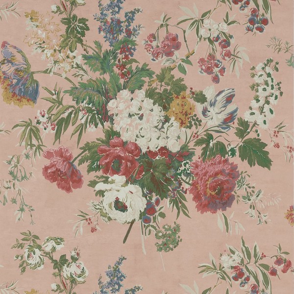 Garden Club Blush Wallpaper