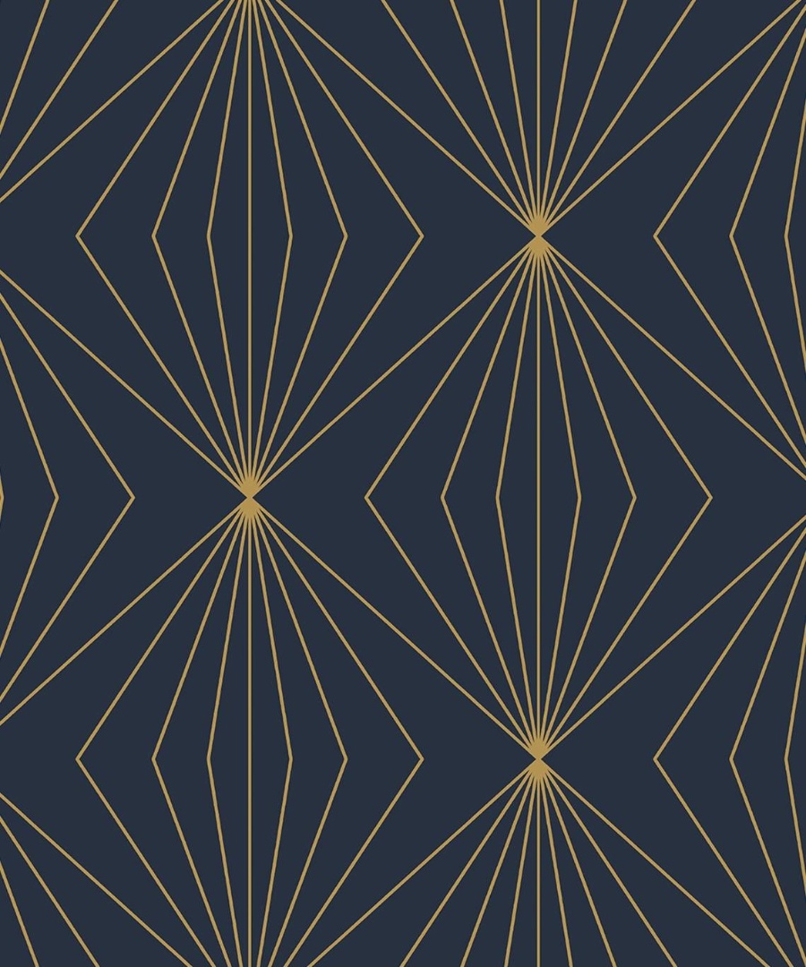 Gem Geometric Prepasted Wallpaper