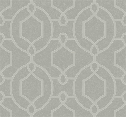 Geometric Loop Traditional Wallpaper
