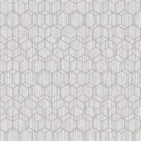 Geometric Overlaid Faux Grasscloth