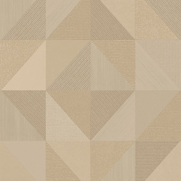 Geometrico Congo Beige Wallpaper