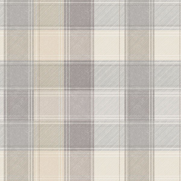 Geraldine Grey Plaid Wallpaper
