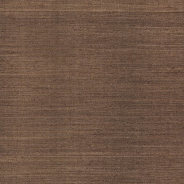 Glistening Sisal Friar Brown Grasscloth Wallpaper