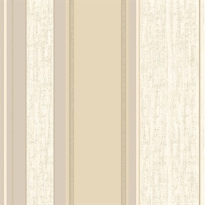 Mirabelle Cream Stripe Wallpaper