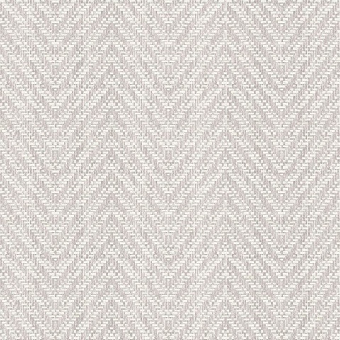Glynn Lavender Chevron Wallpaper