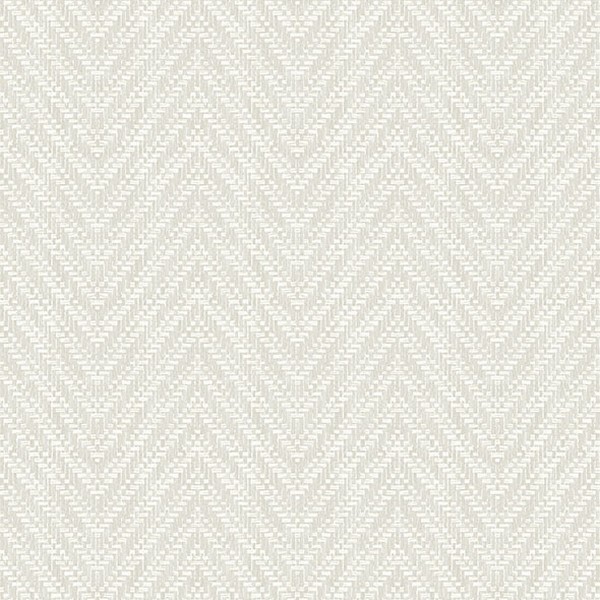 Glynn Silver Chevron Wallpaper