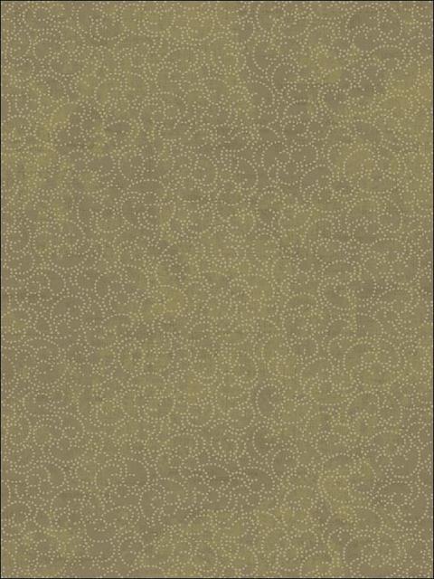 Gold and Brown Textured Swirls