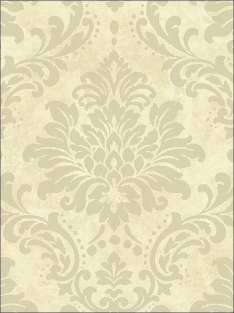 Gold and Glittered Damask