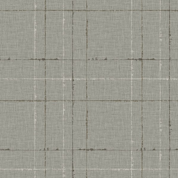 Gorton Plaid Ash Wallpaper