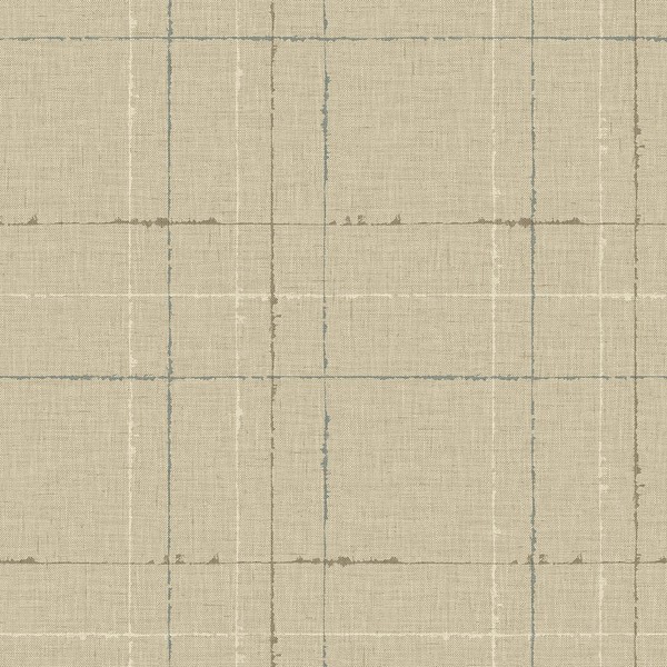 Gorton Plaid Hazel Wallpaper