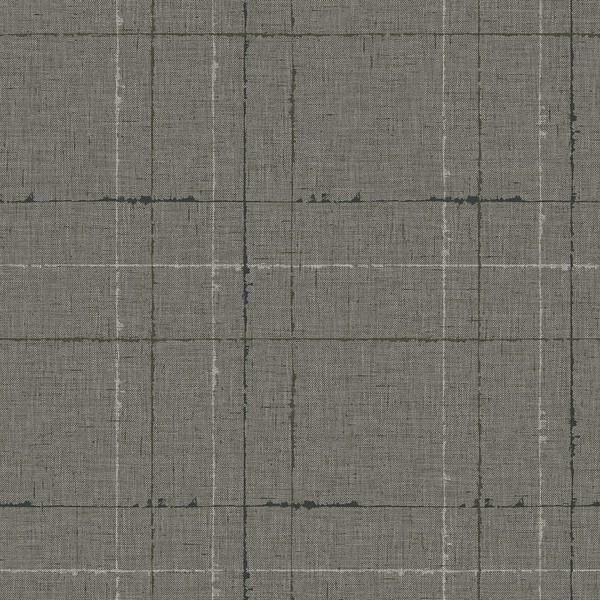 Gorton Plaid Mocha Wallpaper