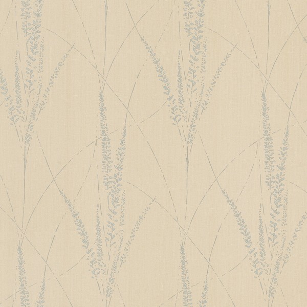 Graceful Willow Putty Wallpaper