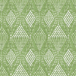 Grady Green Dotted Geometric Wallpaper