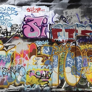 Graffiti Wall Mural