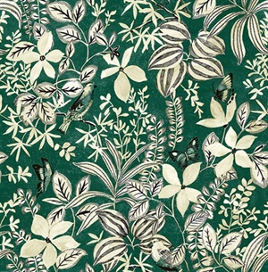 Green Willa Peel & Stick Wallpaper