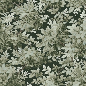 Greenwood Dark Green Deciduous Wallpaper