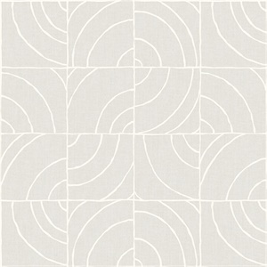 Grey Batik Blok Peel & Stick Wallpaper